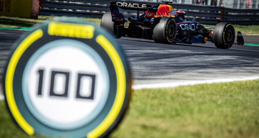 Max verstappen in Monza.