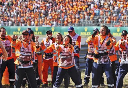 Marshals van de Dutch GP