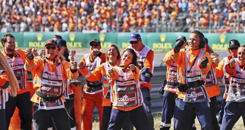 Marshals van de Dutch GP