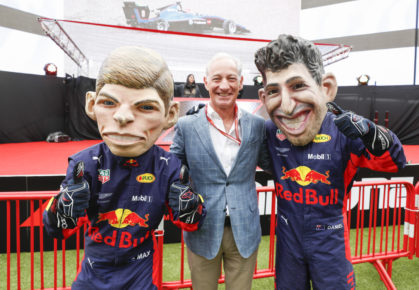 Greg Maffei en Max Verstappen