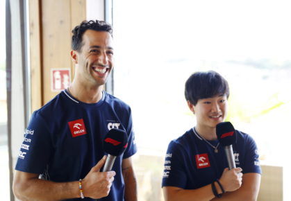Yuki Tsunoda en Daniel Ricciardo