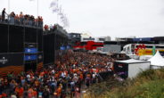 Fans op het circuit van Zandvoort