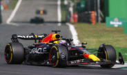 Max Verstappen in Monza.