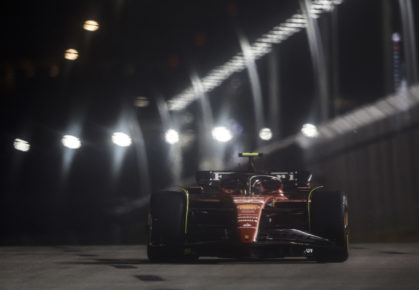 Carlos Sainz in Singapore