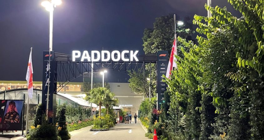 Ingang paddock Singapore