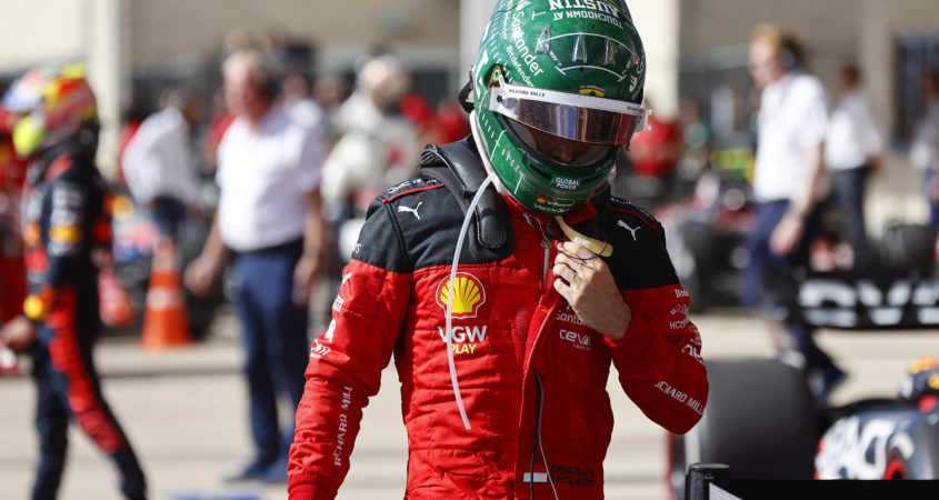 Leclerc na de race op zondag