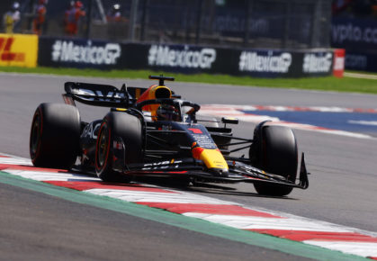 Max Verstappen in Mexico