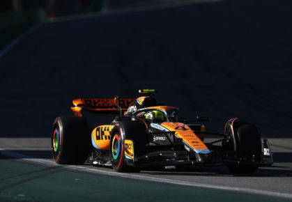 Lando Norris trots in Brazilië