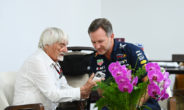 Bernie Ecclestone en Christian Horner