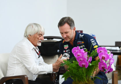 Bernie Ecclestone en Christian Horner