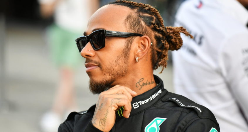 Lewis Hamilton in Abu Dhabi