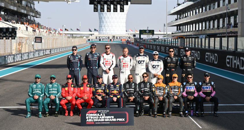 Formule 1-coureur seizoen 2023 in Abu Dhabi