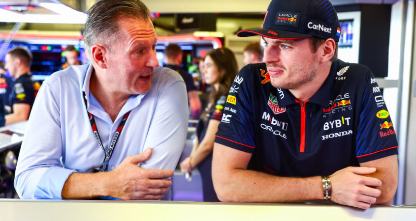 Jos Verstappen en Max Verstappen
