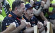 Christian Horner en Max Verstappen