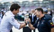 Toto Wolff en Christian Horner