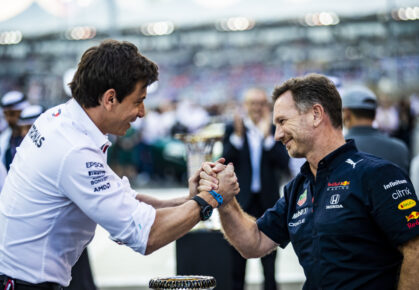 Toto Wolff en Christian Horner