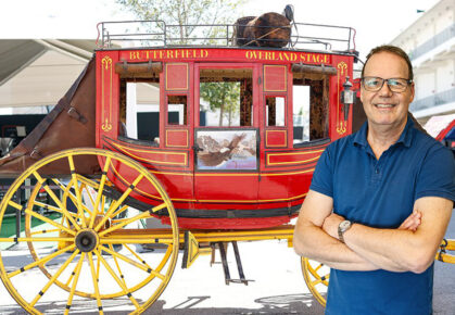 André bij de GP van Austin