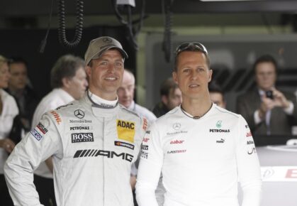 Ralf Schumacher en Michael Schumacher