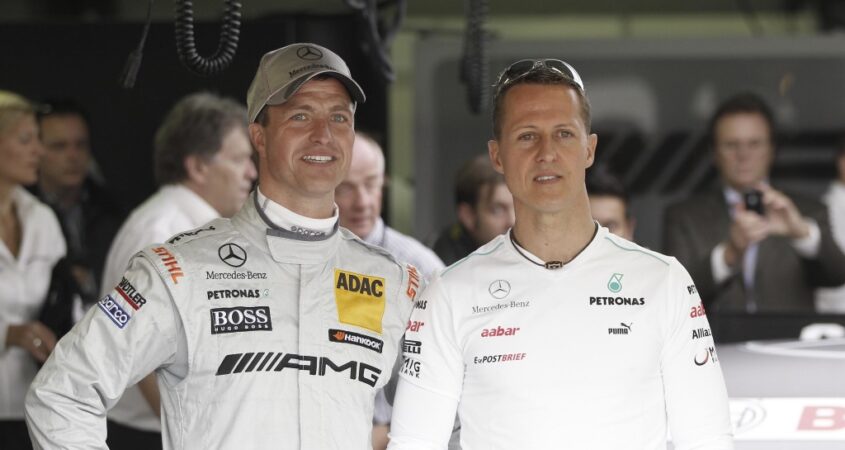 Ralf Schumacher en Michael Schumacher