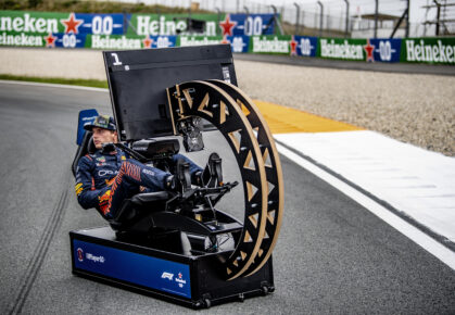 Max Verstappen simulator