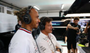 Lewis Hamilton en Toto Wolff