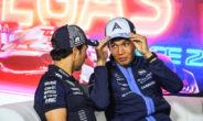 Sergio Pérez en Alexander Albon