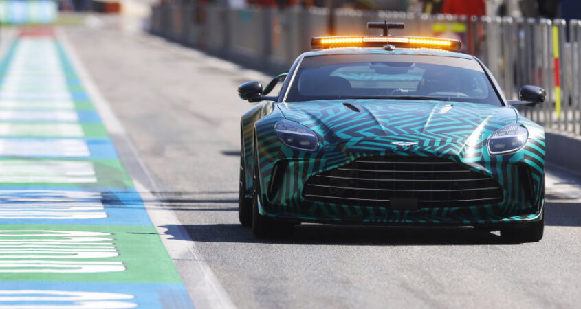 Aston Martin safety car