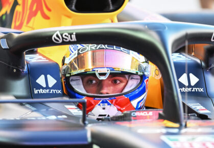 Max Verstappen wintertest