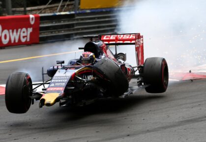 crash Max Verstappen 2015