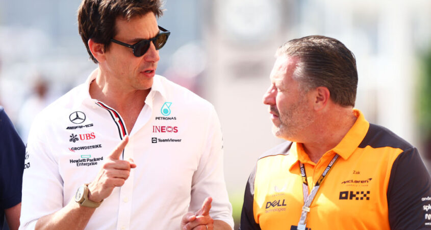 toto wolff en zak brown