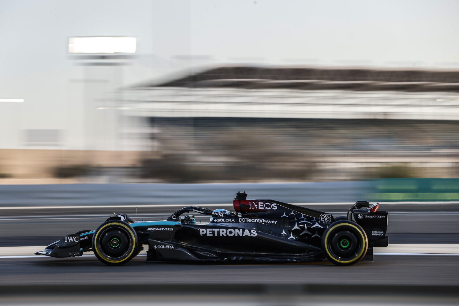 Mercedes Bahrein test