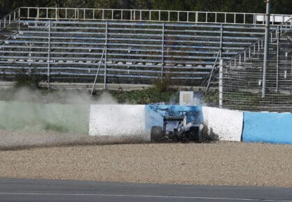 Lewis Hamilton Crash