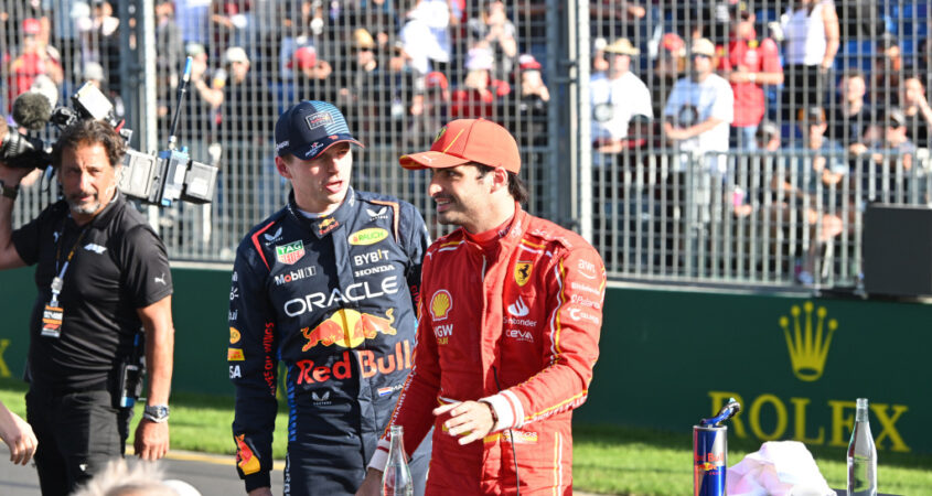 max verstappen en carlos sainz