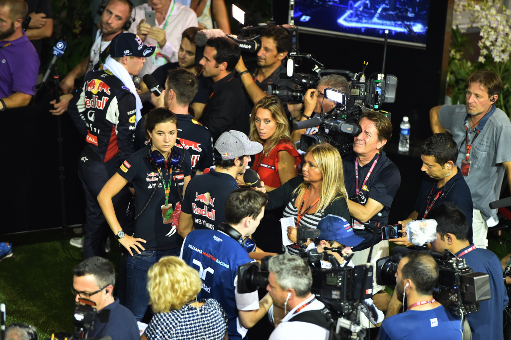 GP Singapore Sainz Verstappen