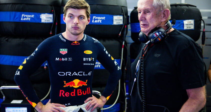 Max verstappen en helmut marko