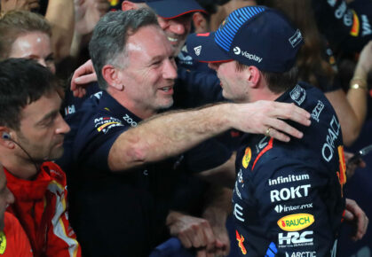 christian Horner en Max Verstappen