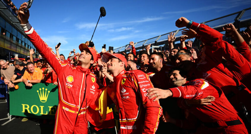 carlos sainz en charles leclerc