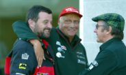 Paul Stoddart, Niki Lauda en Jackie Stewart