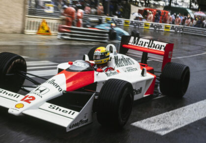 Ayrton Senna in Monaco 1988