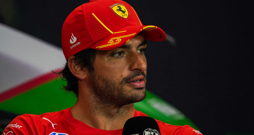 Sainz rode vlag