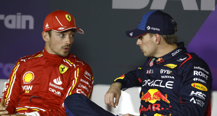 Leclerc Verstappen