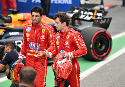 carlos sainz en charles leclerc