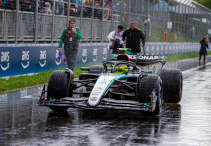 Mercedes voorvleugel Canada