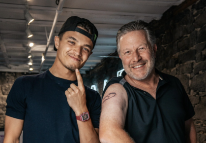 Zak Brown tattoo