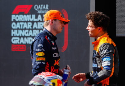 max verstappen en lando norris