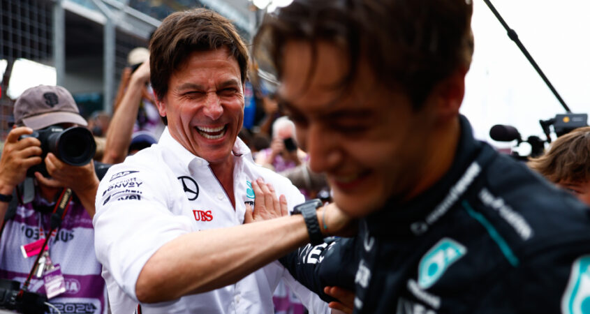 toto wolff en george russell
