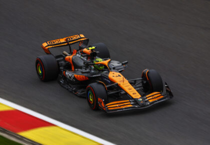 Uitslag tweede GP België Lando Norris
