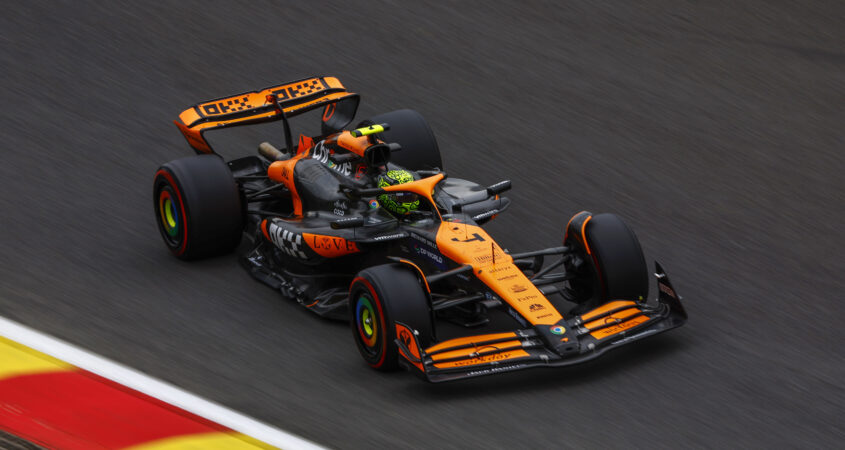 Uitslag tweede GP België Lando Norris