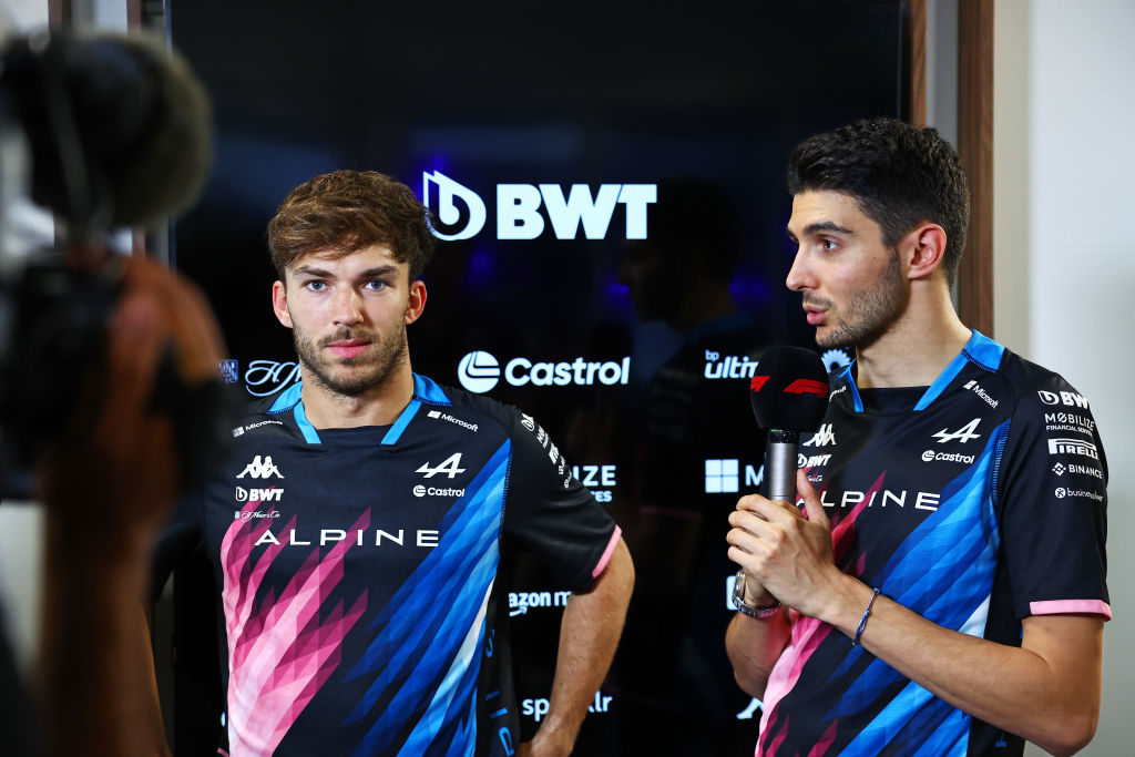 Ocon omgangsregels Alpine