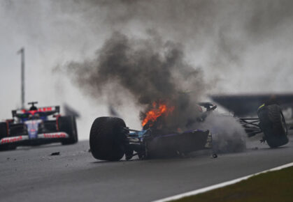 crash logan sargeant GP Nederland